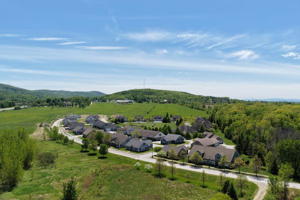 Aerial view of Franklin Park West in St. Albans